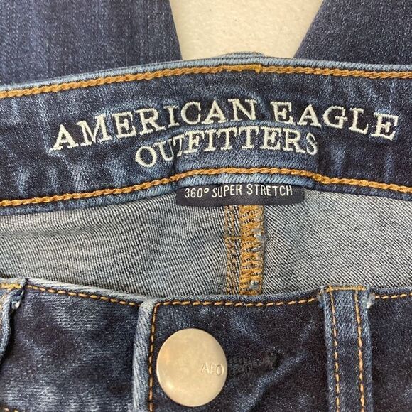 American Eagle 360 Stretch Ripped Jeggings Womens size 2 short - Picture 6 of 10